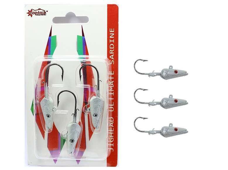 Captain 6457 Jig Head 15gr Ultimate Sardine 3lü Set 4