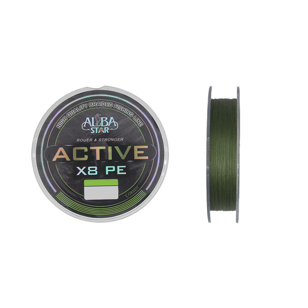 Albastar Active 8x İp Misina L.GREEN - 0.14MM - 300M - 16.6KG