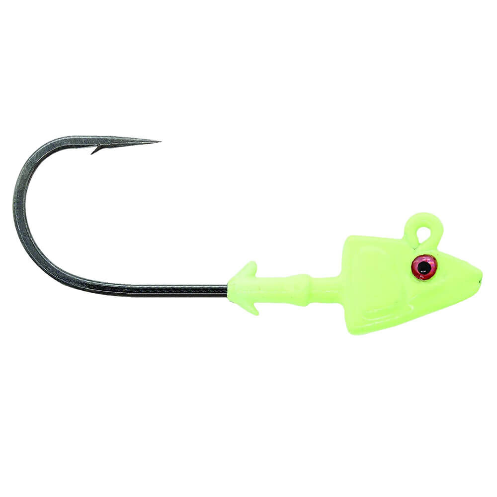 Mustad Sd840 Shad Jig Head GG - GLOW GREEN - 7GR - 3LU - 3-0