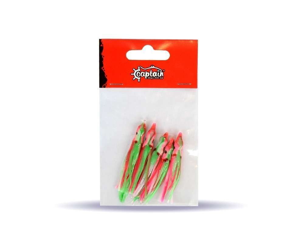 Captain 3593 Octopus Pride 5cm Ahtapot Sübye 5li Paket Suni Yem 066