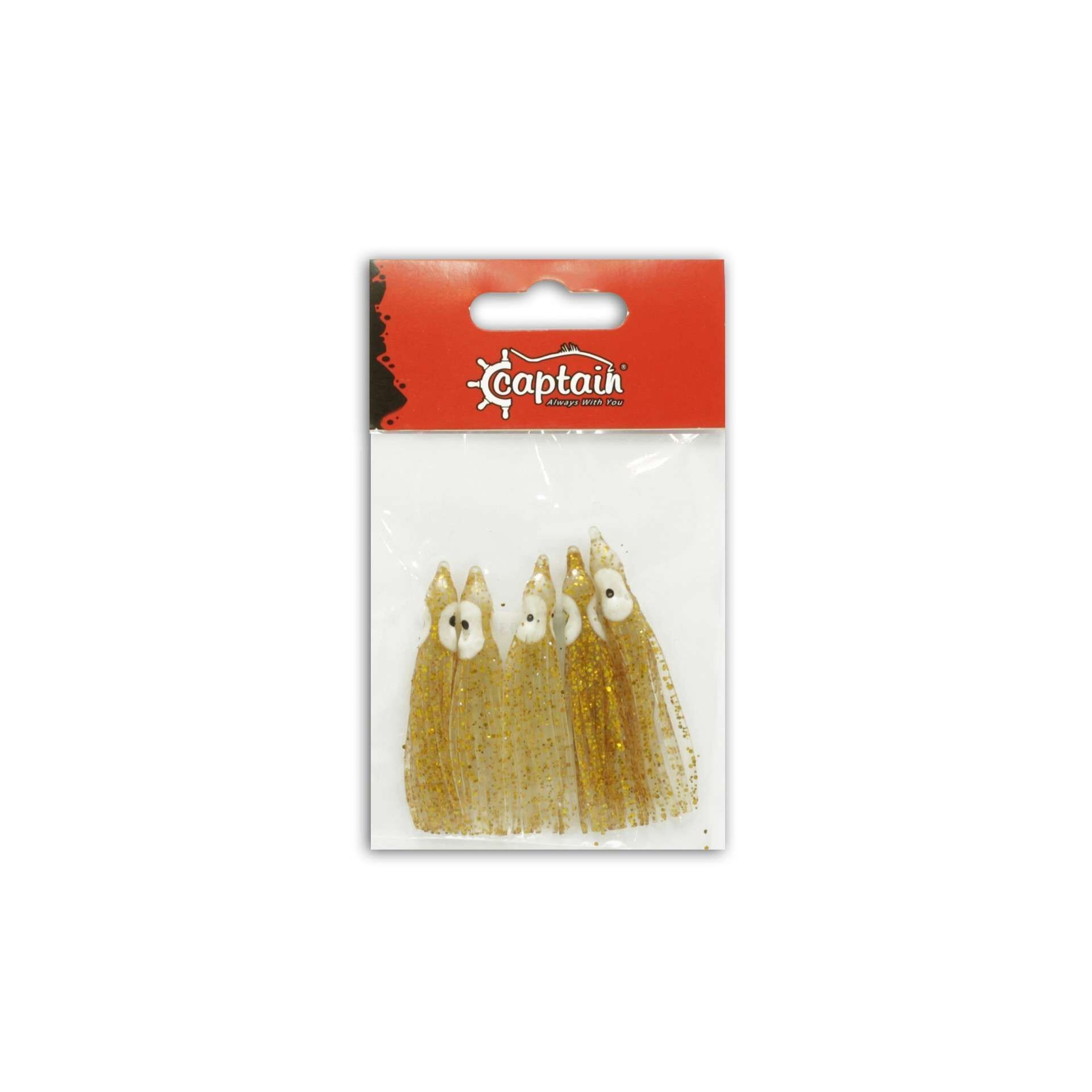 Captain 3593 Octopus Pride 5cm Ahtapot Sübye 5li Paket Suni Yem 012