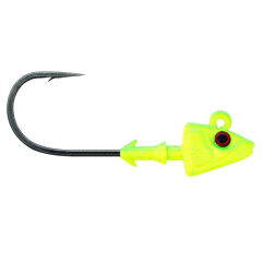 Mustad Sd840 Shad Jig Head CH - CHARTREUSE - 21GR - 2LI - 5-0